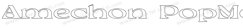Amechon PopMoru Ligh字体转换